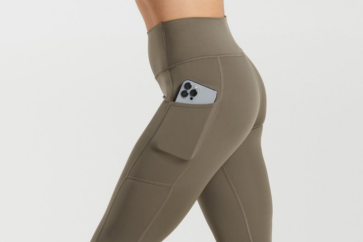 Calliope Pocket Leggings in Olive