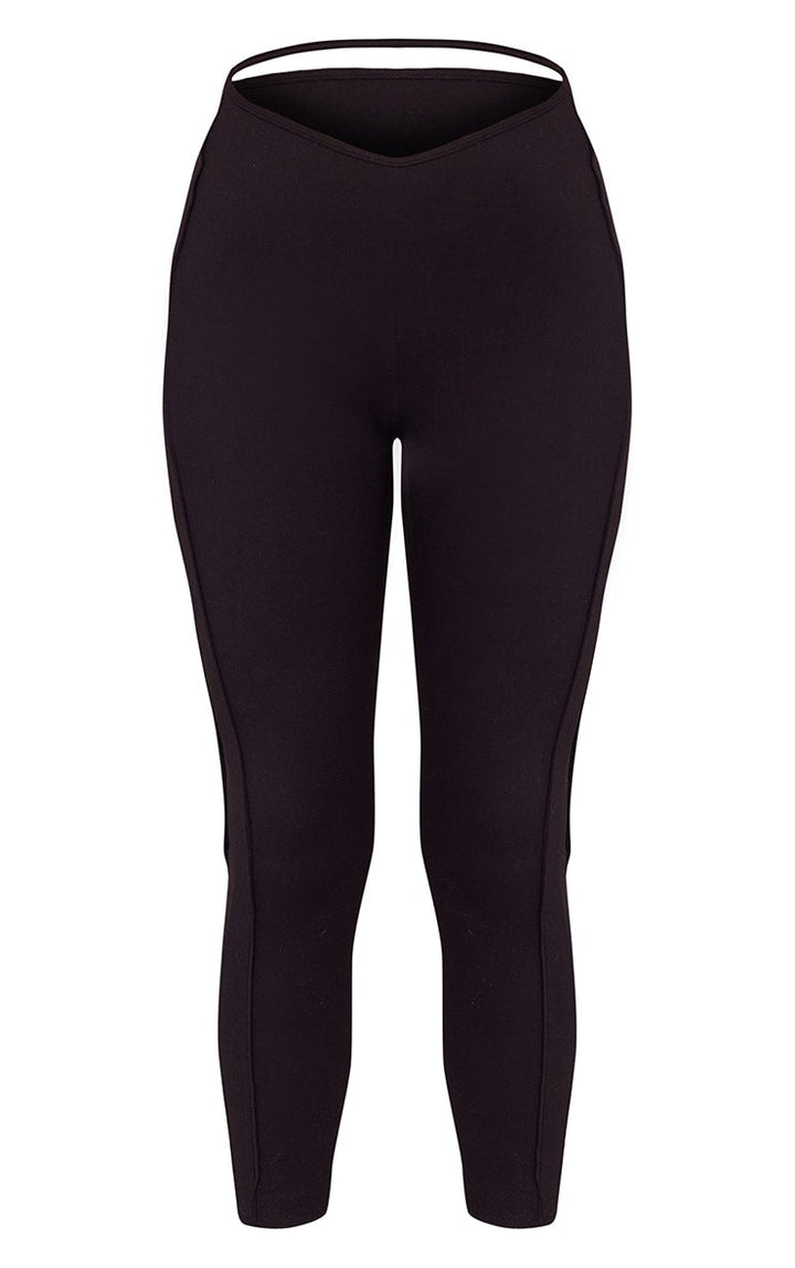 Freya Strappy Gym Leggings Black