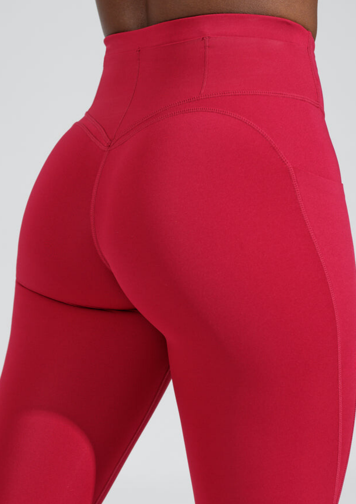 Aurora 4 Pocket Legging in Red