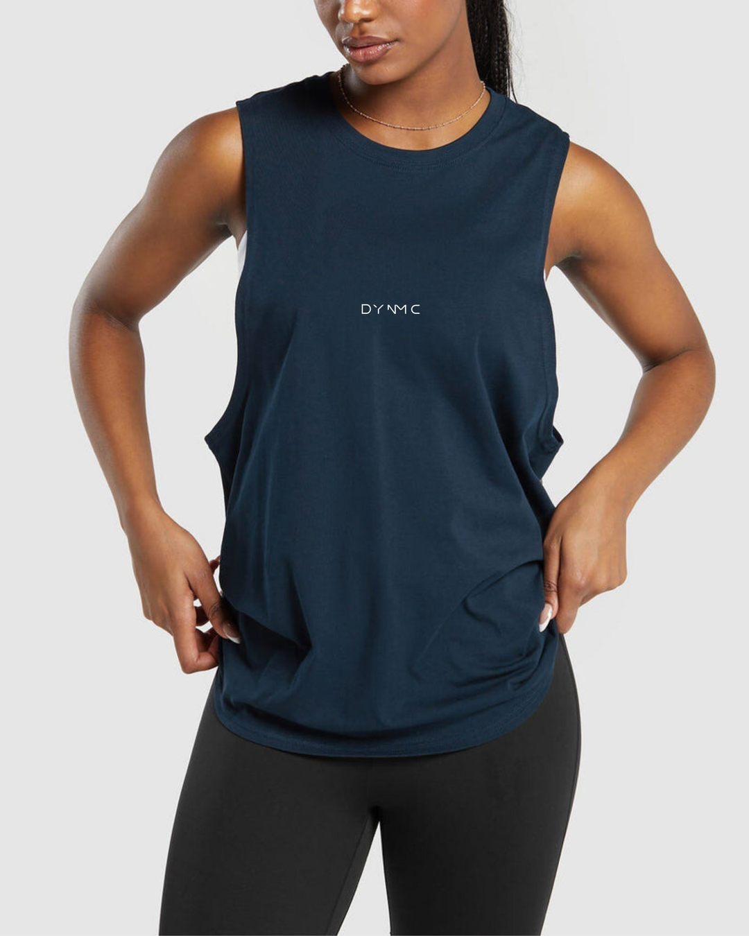 Ceto Drop Arm Tank - Navy