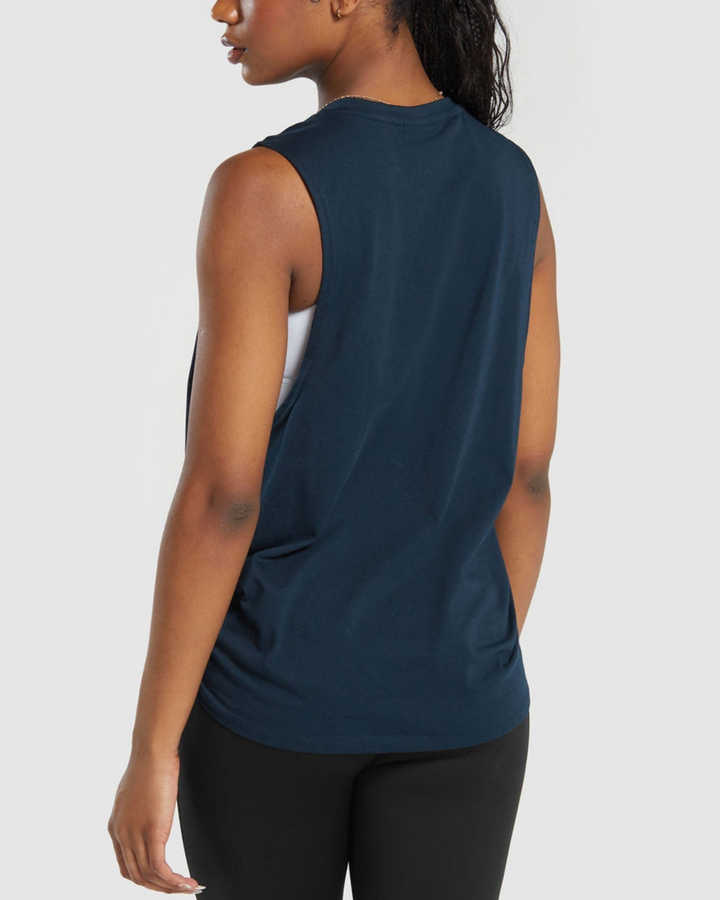 Ceto Drop Arm Tank - Navy