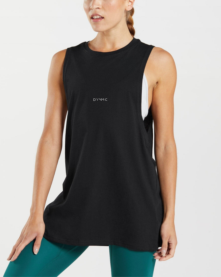 Ceto Drop Arm Tank in Black