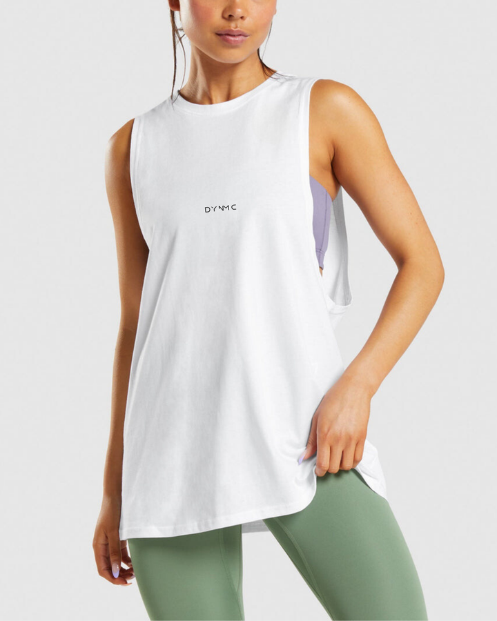 Ceto Drop Arm Tank - White