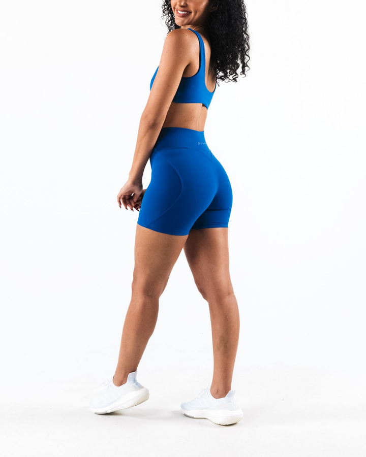 Sydney High waist Seamless Short in Royal blue