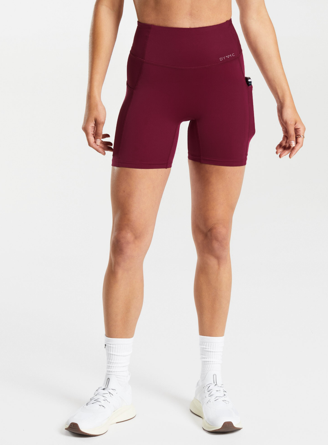 Thalia Pocket Shorts in Maroon