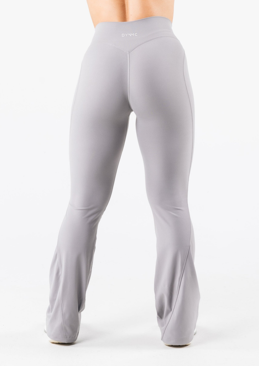 Aphrodite High waist Seamless Flared Pant in Smoke