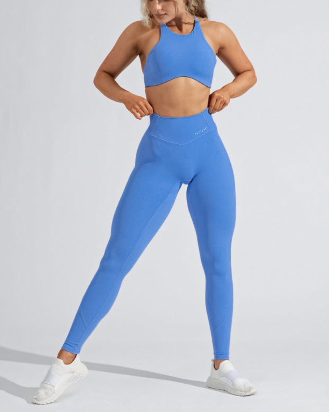 Gaia high waist Seamless Leggings in Blue