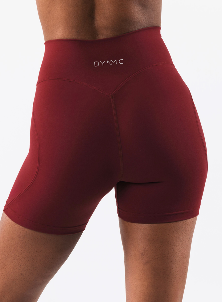 Sydney High waist Seamless Short in Maroon