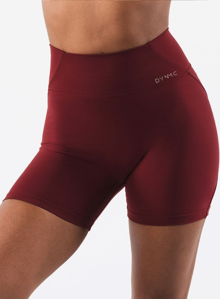 Sydney High waist Seamless Short in Maroon