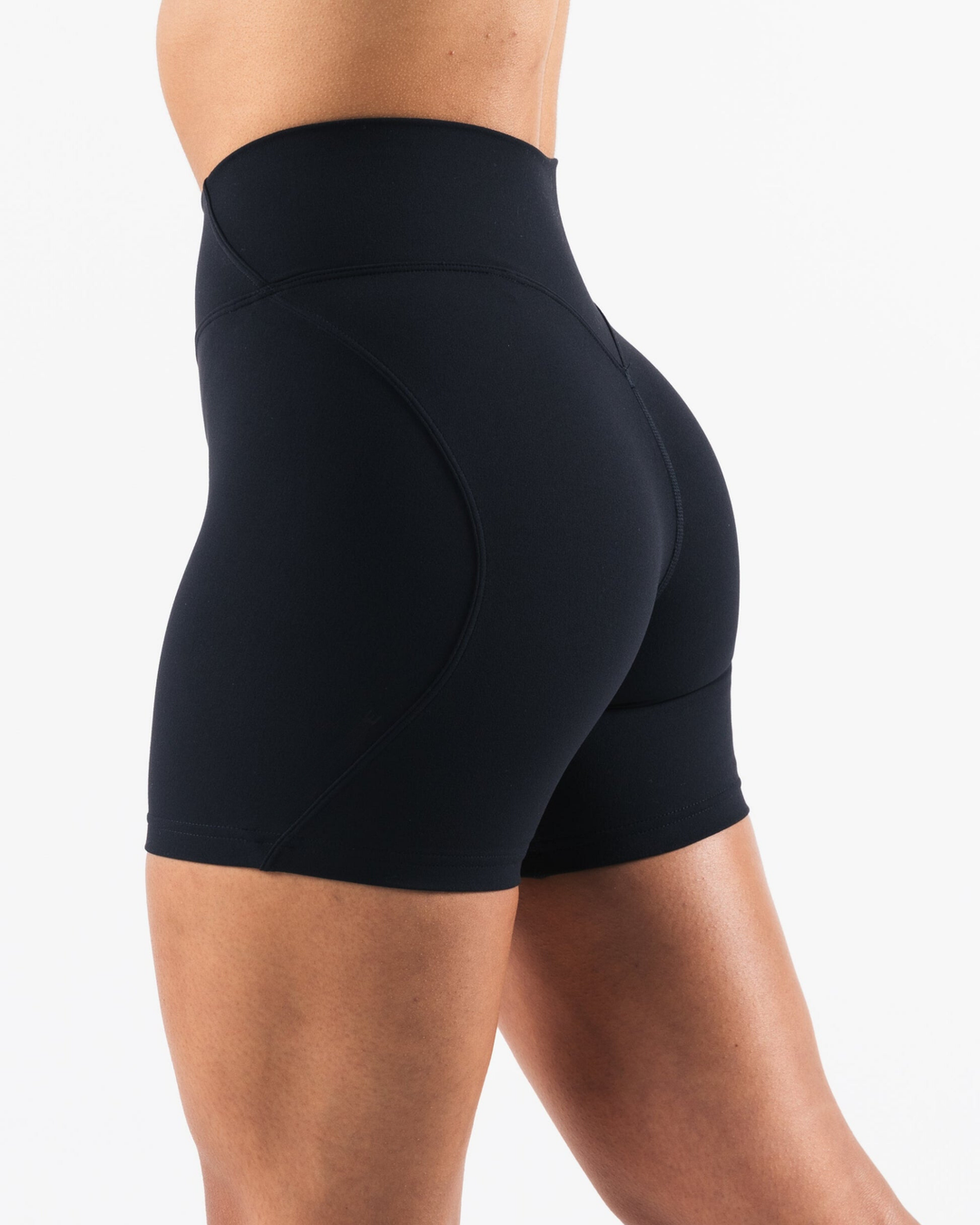 Sydney High waist Seamless Short in Black