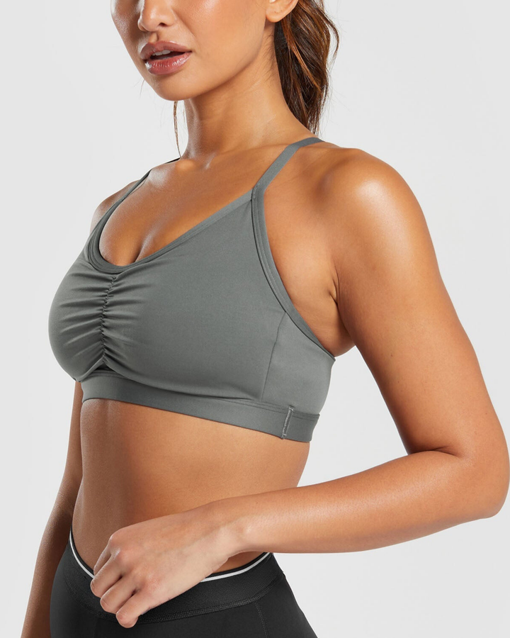 Elektra Sports Bra in Dark Grey