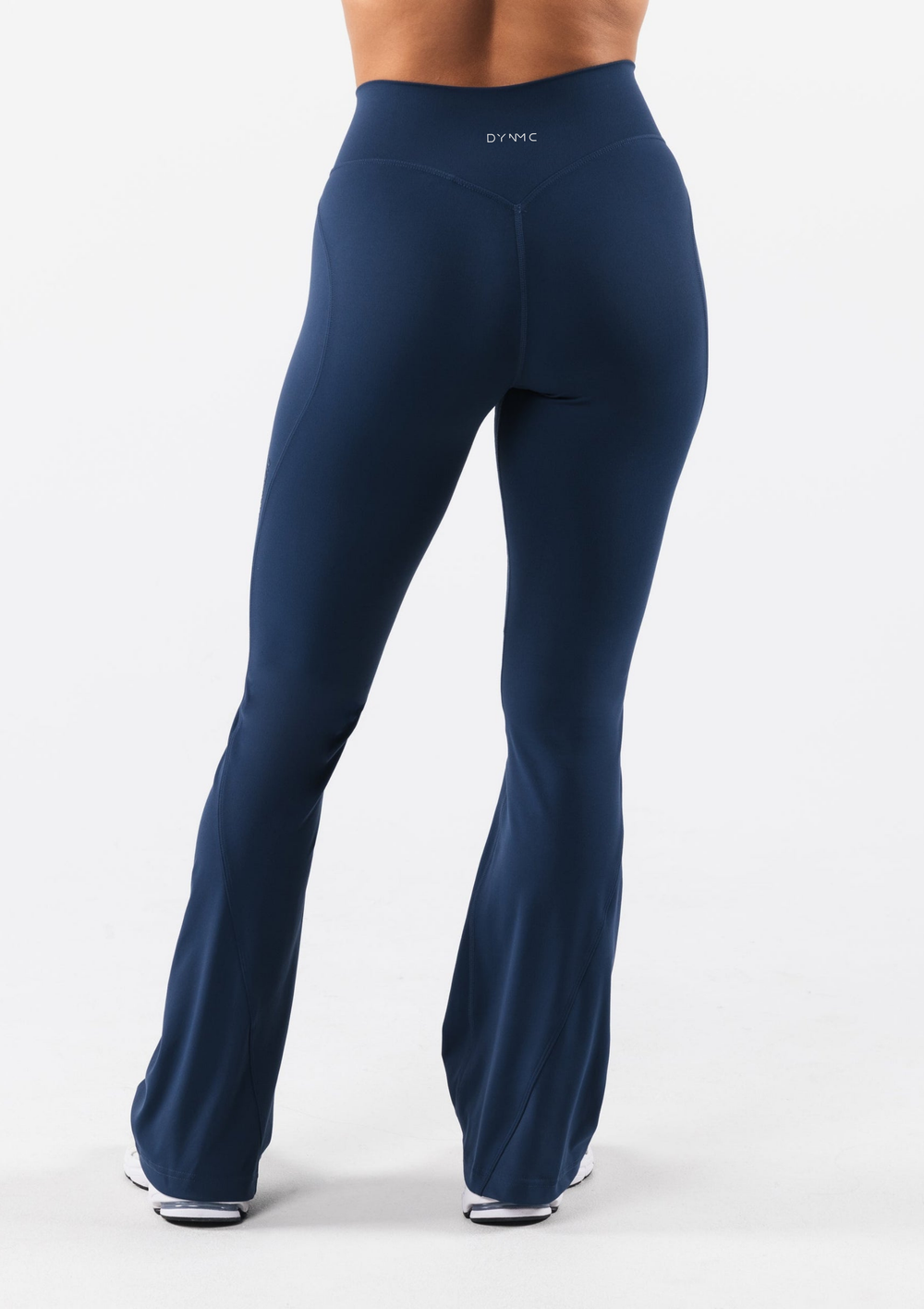 Aphrodite High waist Seamless Flared Pant in Navy