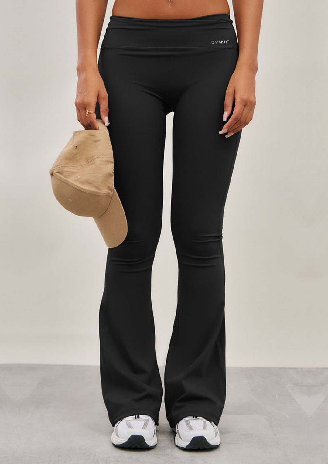 Giselle High Waist Flare Yoga Pants Black