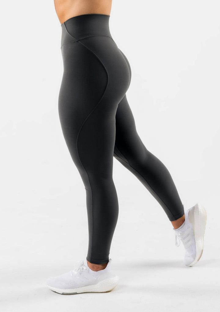 Bia High waist Seamless Leggings in Dark grey