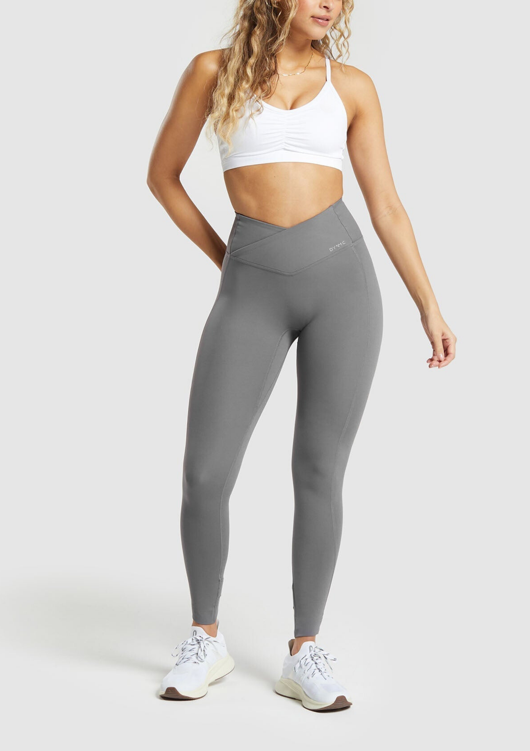 Nyx Crossover Leggings in Grey