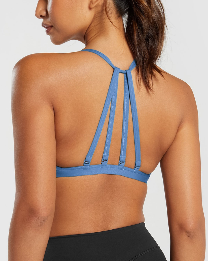 Clio Sports Bra in Blue