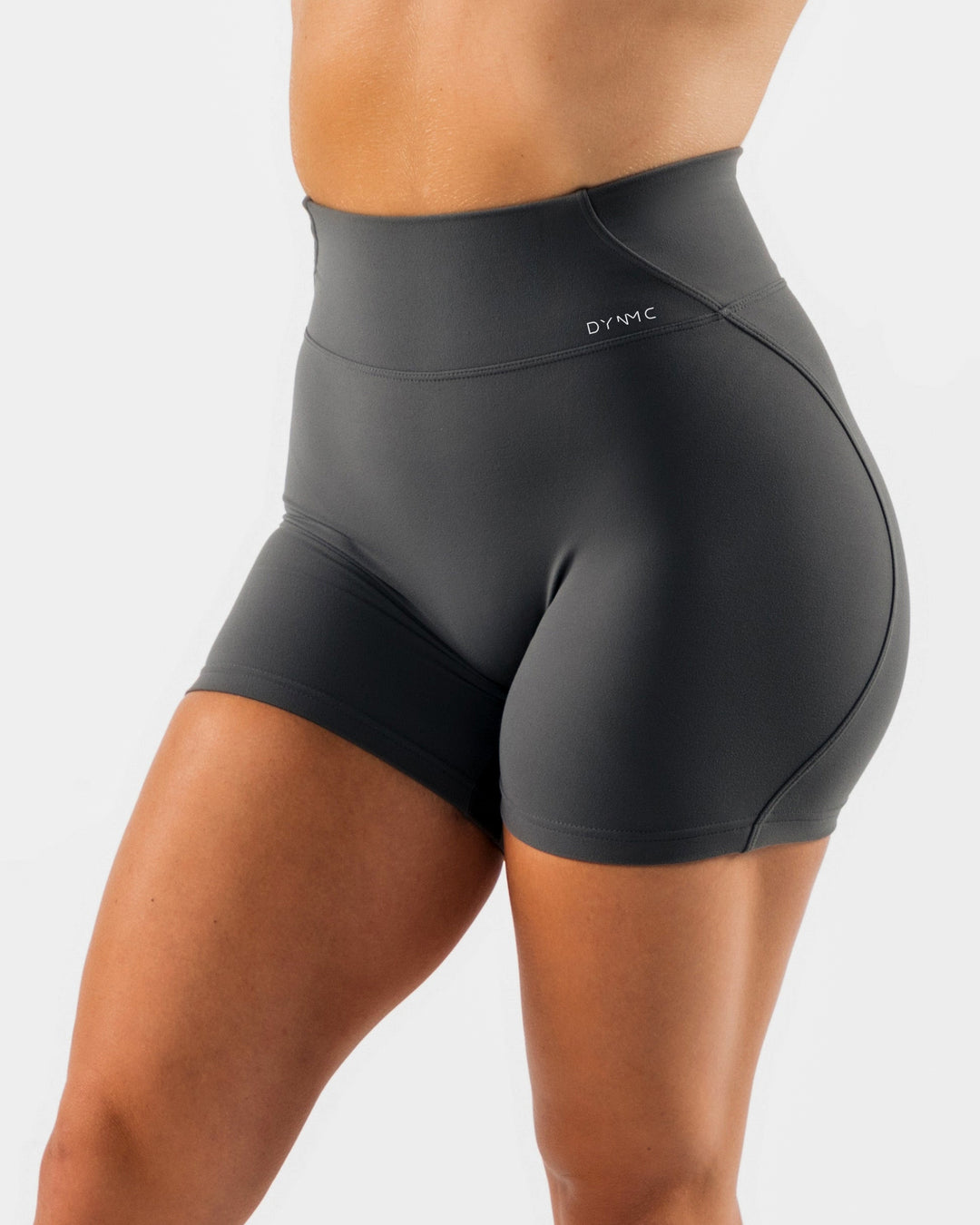 Sydney High waist Seamless Short in Dark Grey